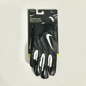 Nike Vapor Knit Men’s Size XL Black White NFL Promo Football Skill Gloves